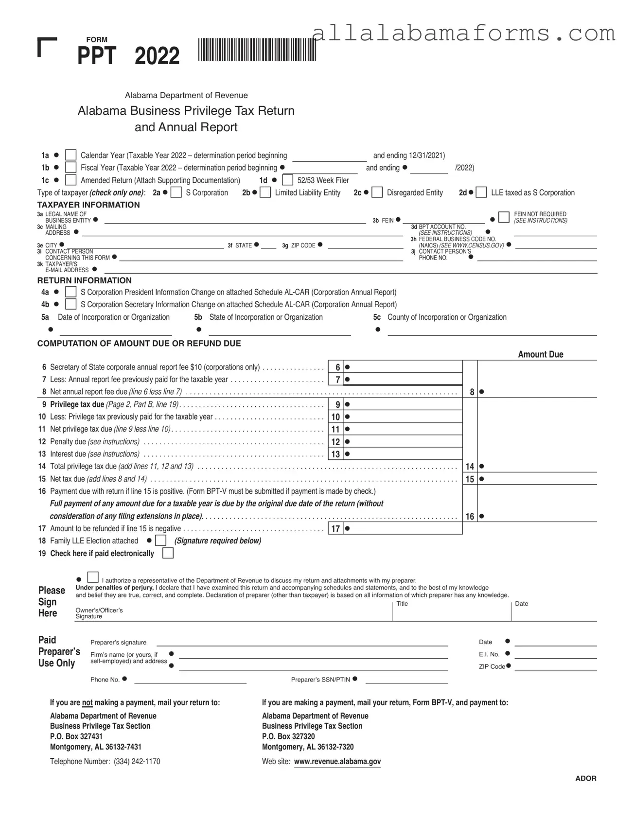 Free Alabama Ppt PDF Template