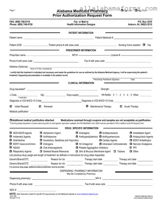 Free Alabama 369 PDF Template