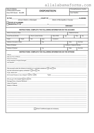 Free Alabama Cr 57 PDF Template