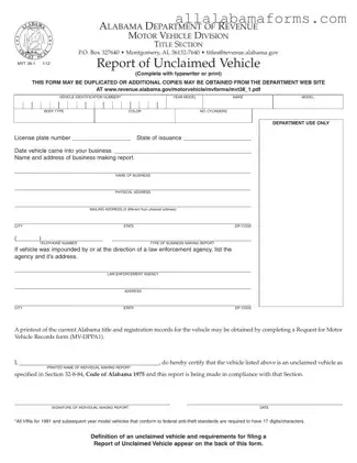 Free Alabama Mvt 38 1 PDF Template