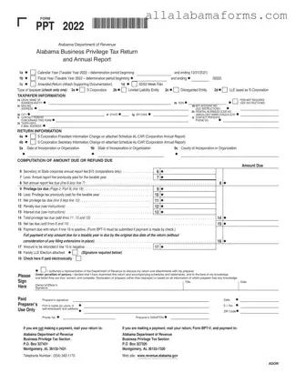 Free Alabama Ppt PDF Template