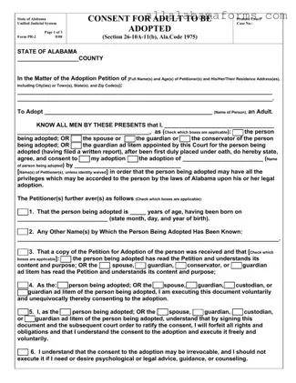 Free Alabama Pr 2 PDF Template